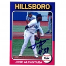 Jose Alcantara autograph
